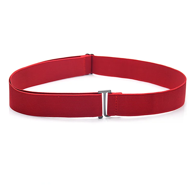 Adjustable slim  invisible wais belt elastic belt seamless jeans belts for women