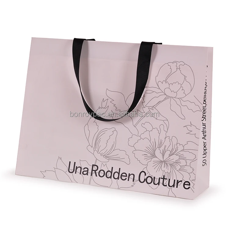 Custom Creative Luxury Cartoon Logo Cardboard Boxes With Handle Paper Bag For Human Hair Extension Wig Human Hair Packaging