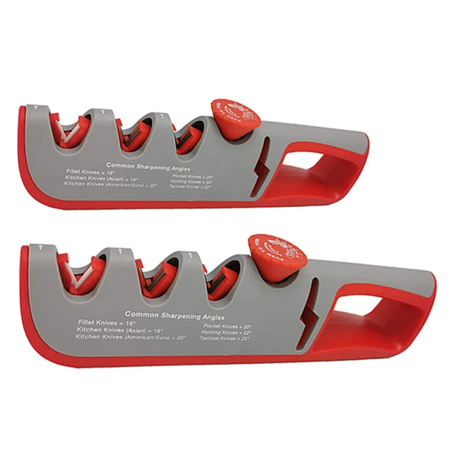 Wholesale Adjustable Blade 3 Stage Diamond Sharpening Accessories 3-Stage Knife Sharpener