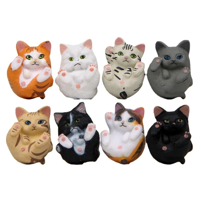 8 шт./Набор фигурок кошки-8 очаровательных кошки/милая фигурка кошки