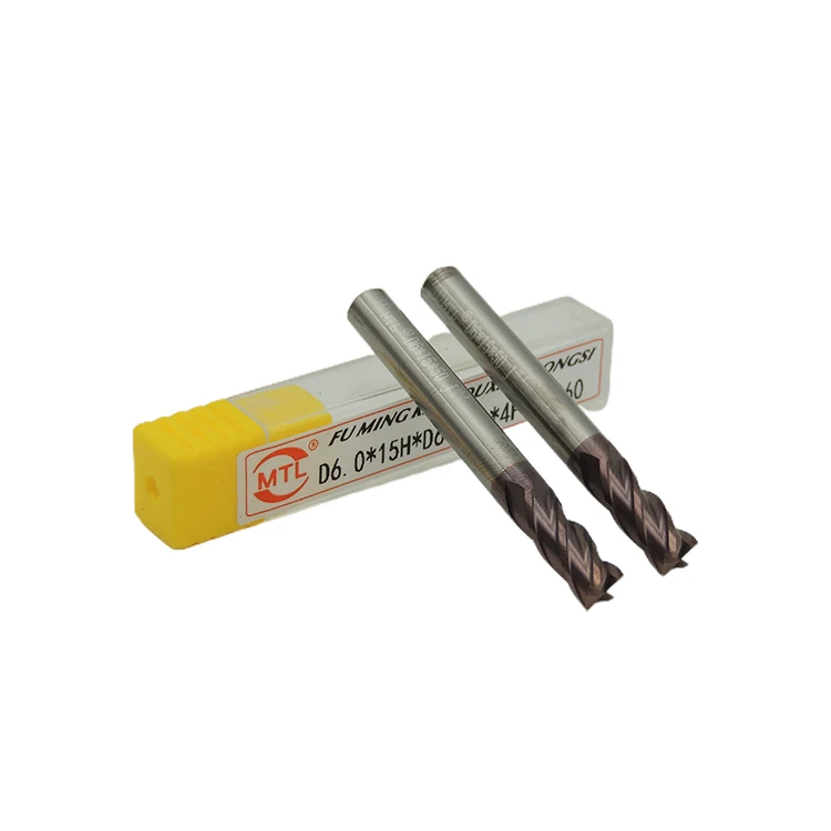 
Hot-selling milling cutter 4-edge end mills Slot mills Solid carbide CNC slot drilling and milling cutter 