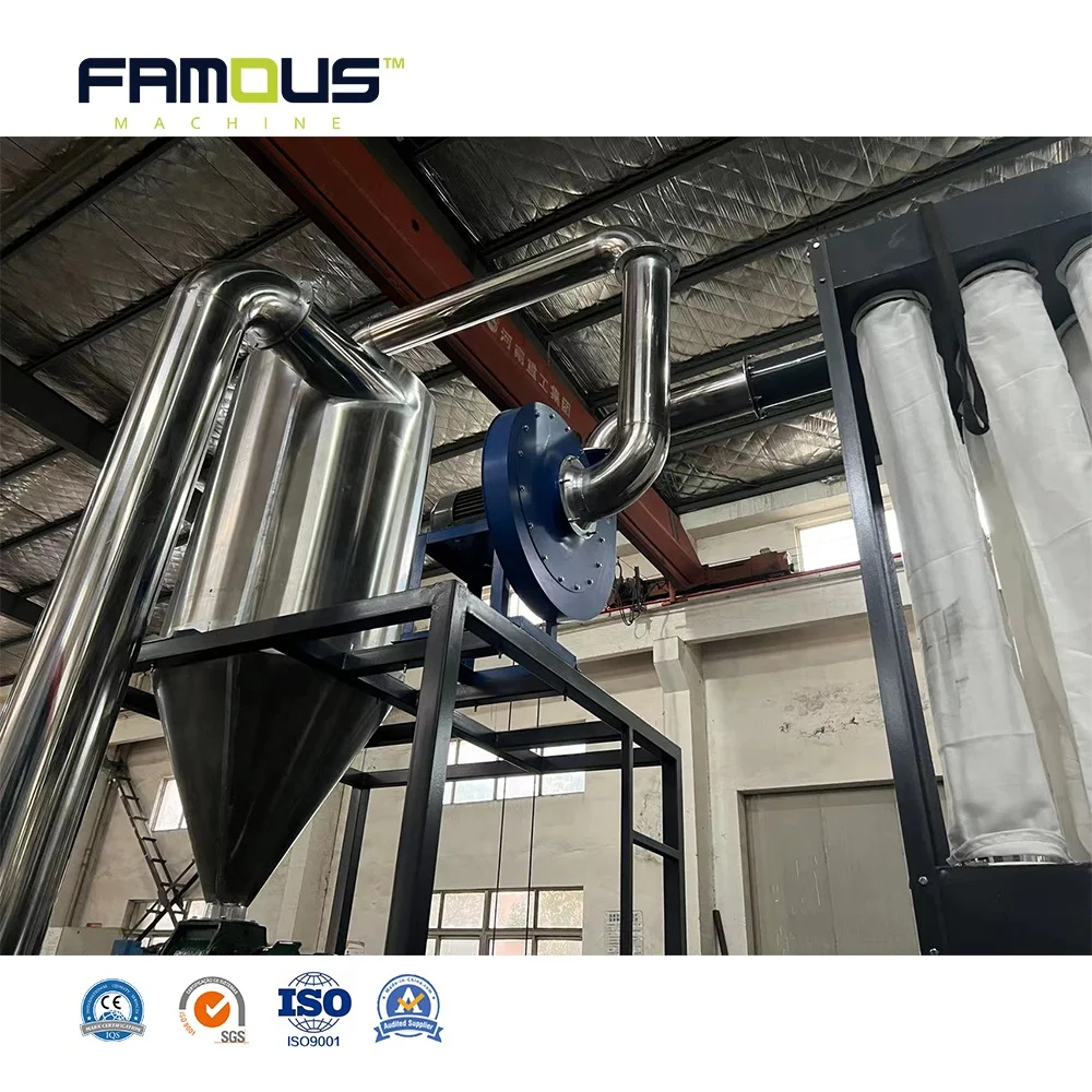 Strong Crushing Granulator Recycled Mineral Water Bottle PVC Plastic Crusher 40HP-180HP