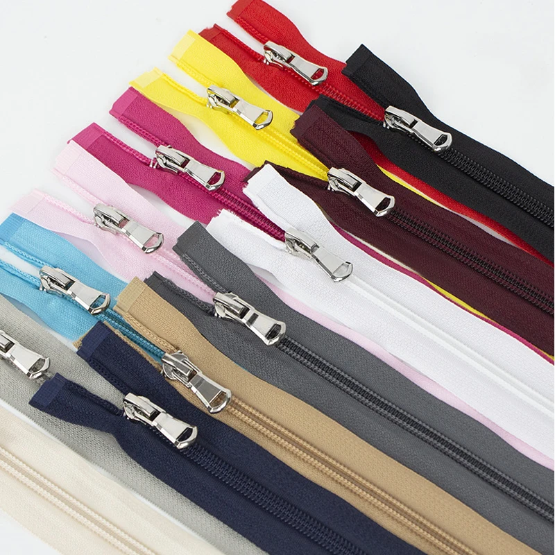 Nylon Open-End Zip Zipper 5# For Apparel Outerwear Tailor