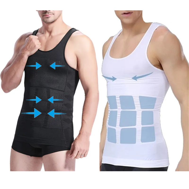 Men's Gynecomastia Shaper Tops Slimming Boobs Chest Control Underwear Belly Compression Undershirts Waist Control Corset