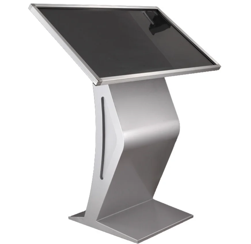 Horizontal Interactive Touch Screen Monitor Kiosk Floor Stand LCD Digital Touch Screen Kiosk