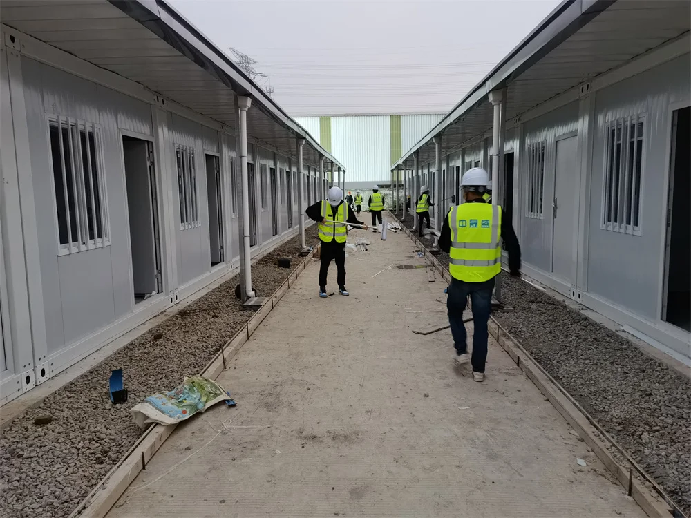 Easy Assembled Quakeproof Prefabricated House Container Module House  For Temporary housing