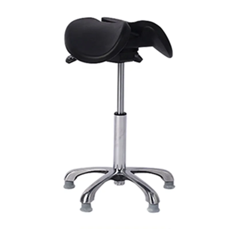 High Quality Black PU foam adjustable Antistatic laboratory Ergonomics Chair stool