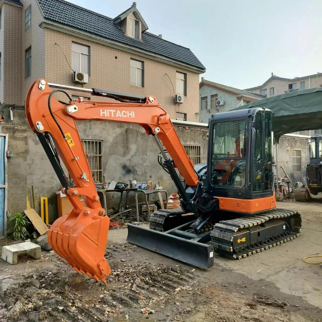 Hitachi ZX50U-3F 50 5 тонн T t Подержанный мини-экскаватор горячая Распродажа качественный оригинальный экскаватор обеспечивает японский