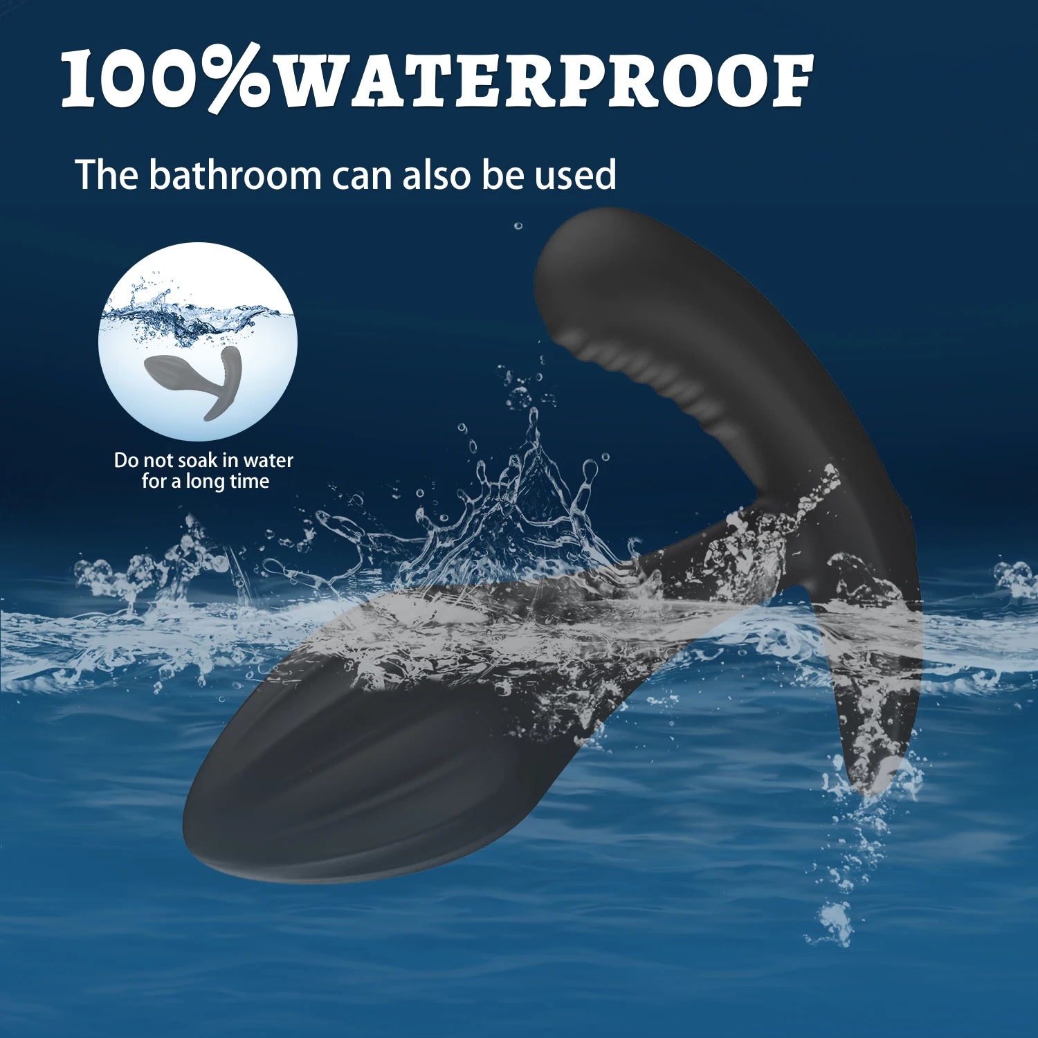 Ylove Soft Silicone 10 Vibration Anal Plug with Wireless Remote Control for Male Female Toys Anal Sex