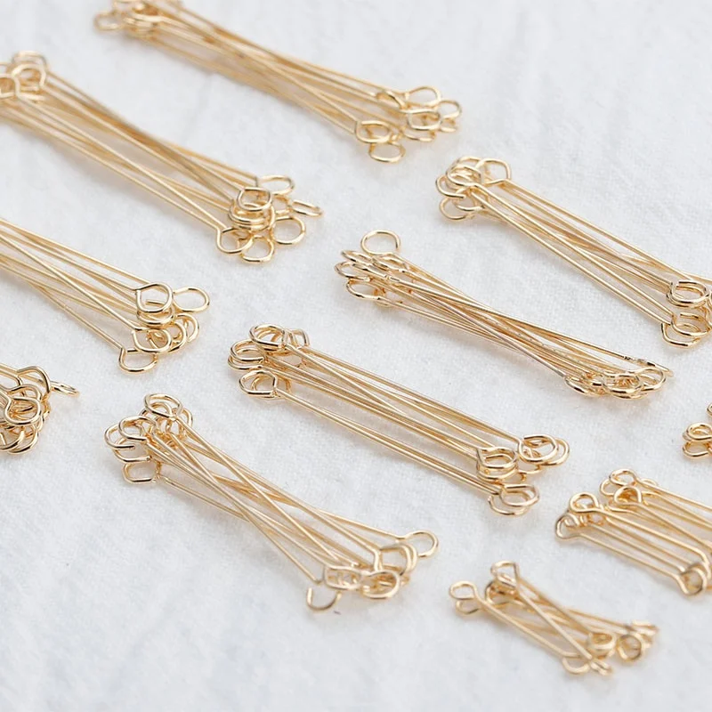 Wholesale Double Hole Diy Pins Nickel Free Jewelry Making Accessories M897 100 pcs/lot