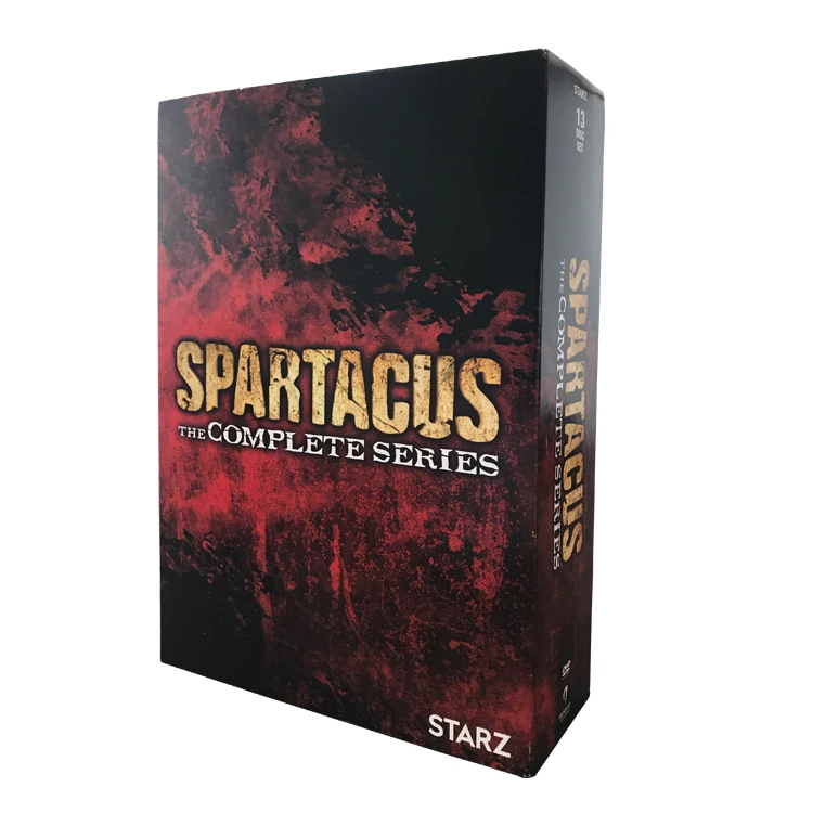 Серия SpartacusThe 13 дисков оптовая продажа с завода DVD фильмы ТВ мультипликационные регионы 1/2 бесплатная доставка