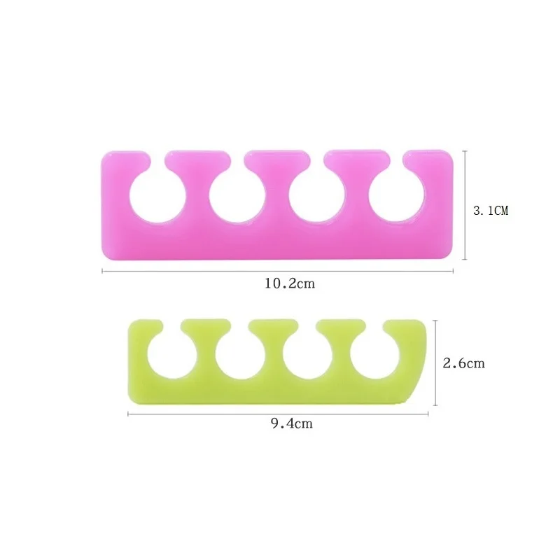 Factory Wholesale Finger Spacer Silicone Soft Toe Separator Feet Crooked Toes Washable Dividers
