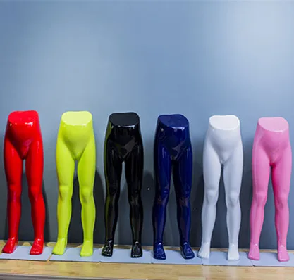 Wholesale plastic customize children boy girl child legs mannequin for kids trouser display