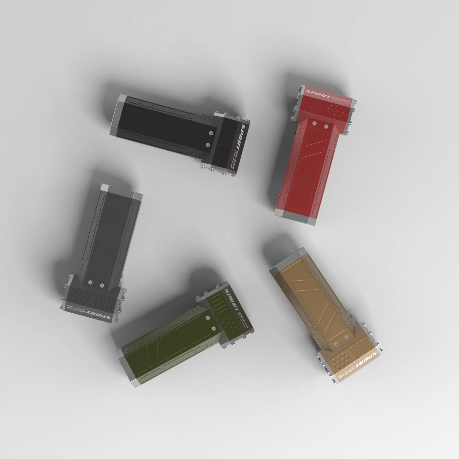 CROSSGUN 12000RPM High Speed Strong Mini Jet Turbo Fan Powerful Air Dust Blower Car Cleaner Dryer Portable Fan