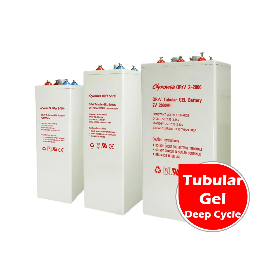 6OPzV420 CSPower 2V420Ah tubular gel opzv battery for solar panel China durable OPzV2-400 RIT