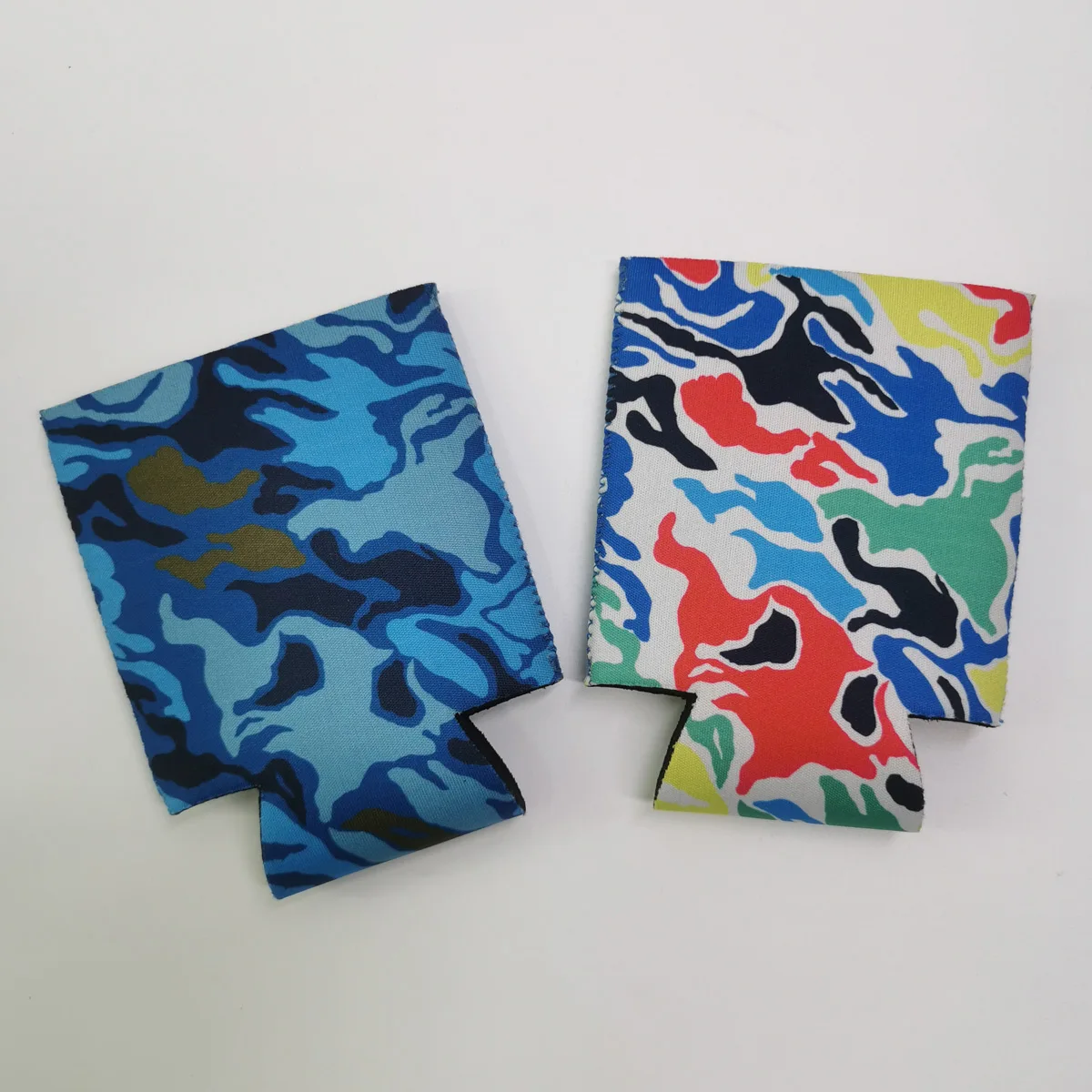 330ml 12oz funny camo folding soda cola can holder neoprene beer can cooler