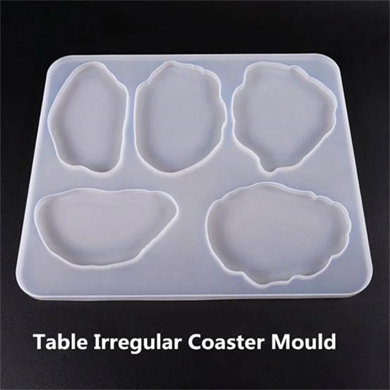 028 сделай сам, прозрачная эпоксидная смола, силиконовые формы для чайных подставок, силиконовые формы для эпоксидной смолы