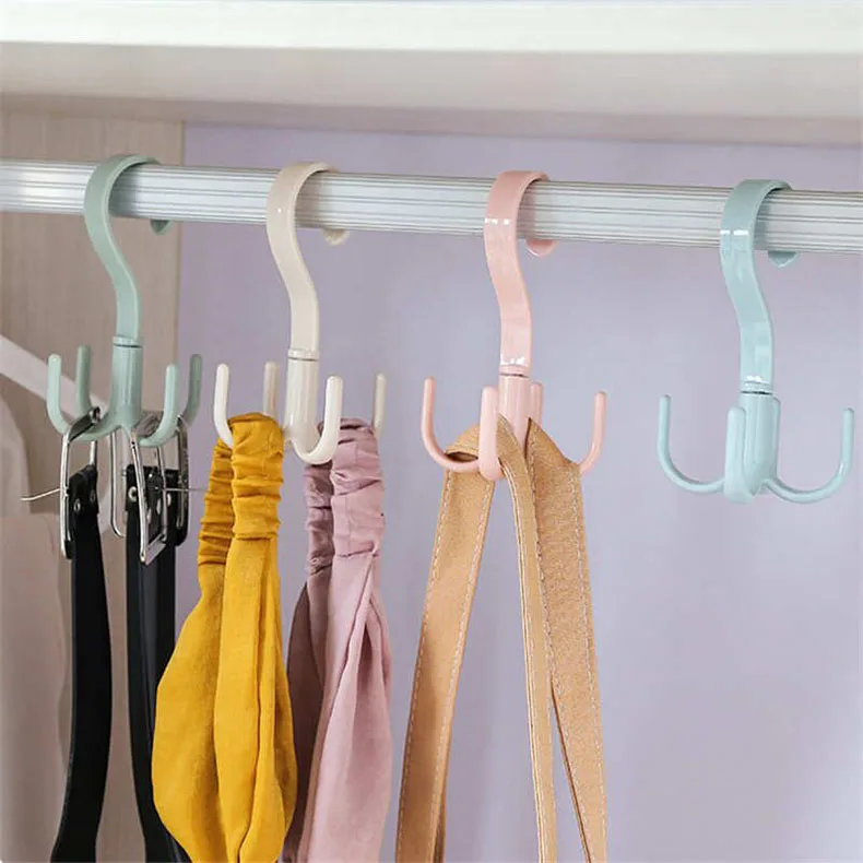 F1-376 Multi-functional Drying Clothes Household Rotary Hook Racks Hangers for Cloth Storage Hangers Home Organizer Accessories