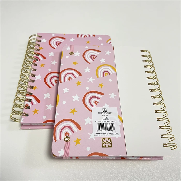 2021 New Design Colorful Small Square Rectangular Planner Agenda Notebook kawaii notebook