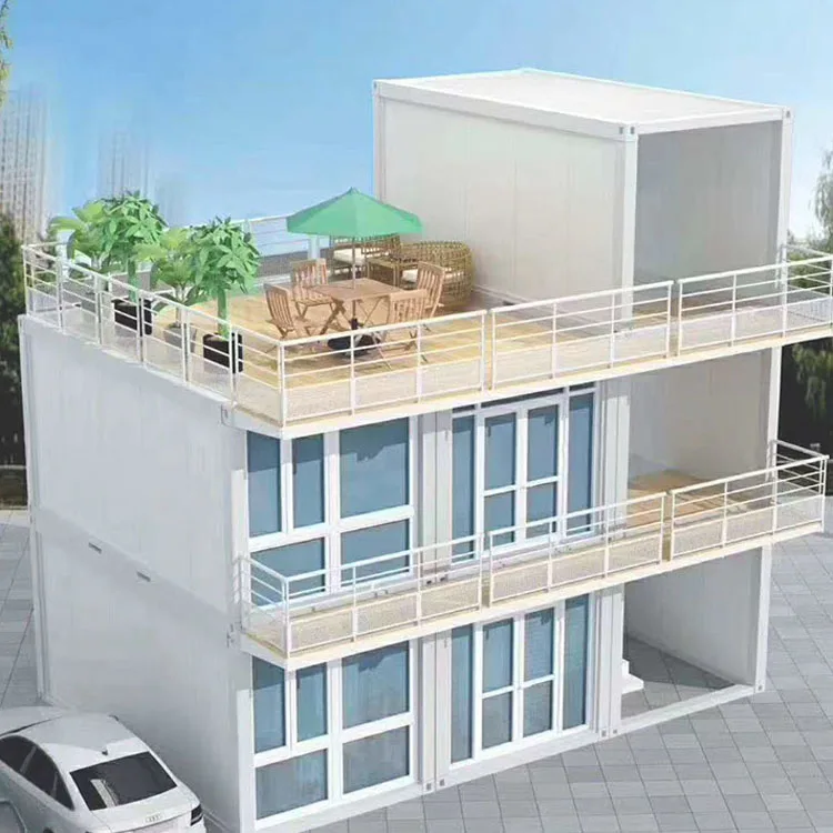 Cheapest prefabricated flat pack container home, tiny house sale in Africa