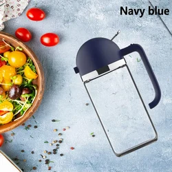 Multi-functional Vinegar Spray Liquid Sprayer 2 in 1 BBQ Oil Bottle Automatic Pour Dispenser High Borosilicate Glass Sauce Tank