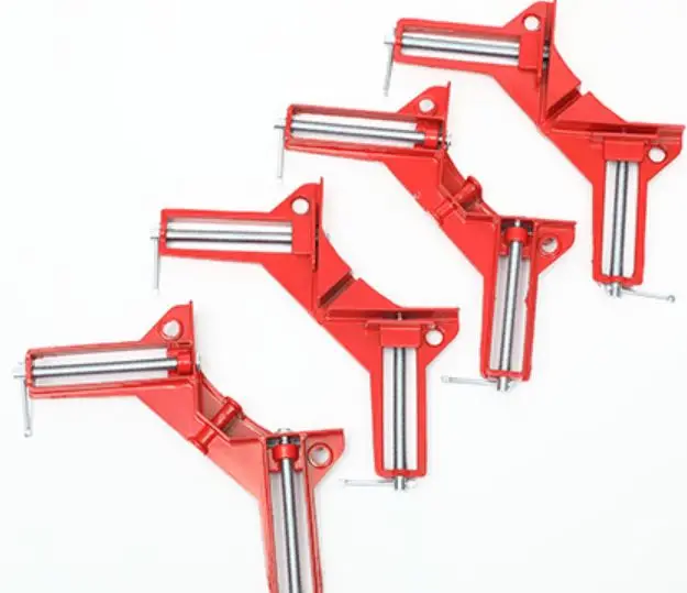 Reinforce 90 degree right angle clip DIY glass fish tank fast fixed clamp picture frame clip woodworking clip