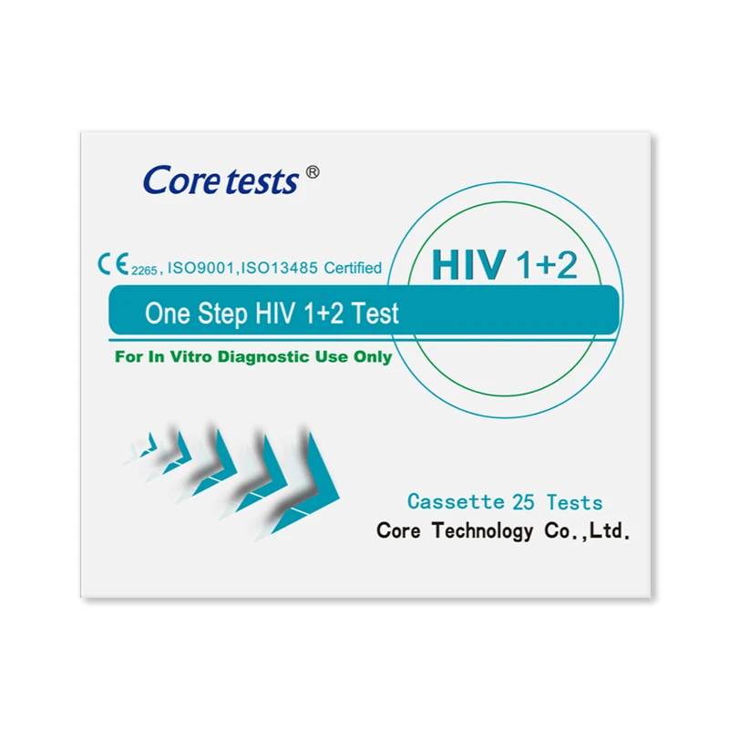 Factory Direct CE Marked HIV1+2 Home One Stop Test Diagnostic Rapid Test Kit HIV Test Kit