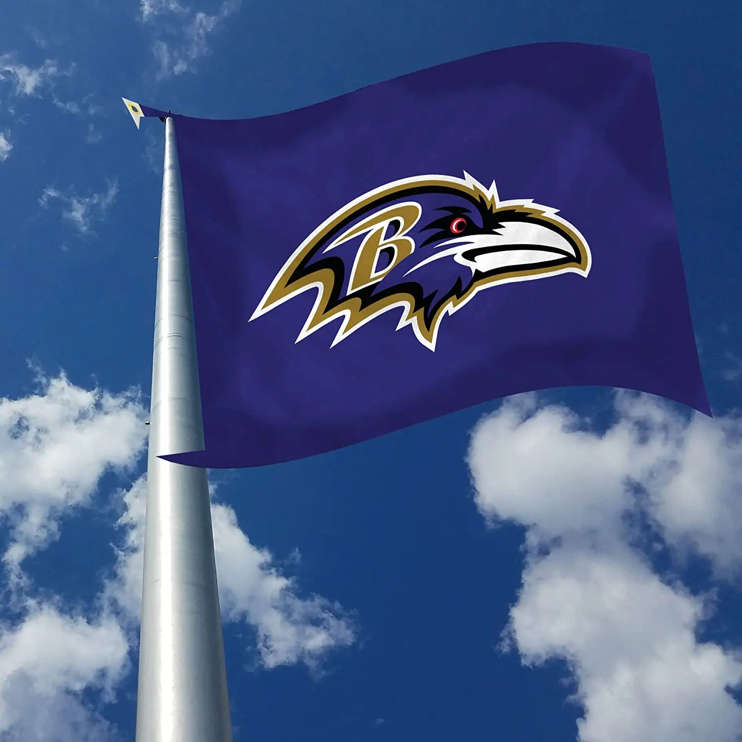 New Product NFL Baltimore Ravens Flag For Rugby Taem Party Celebration Indoor Outdoor Decoration