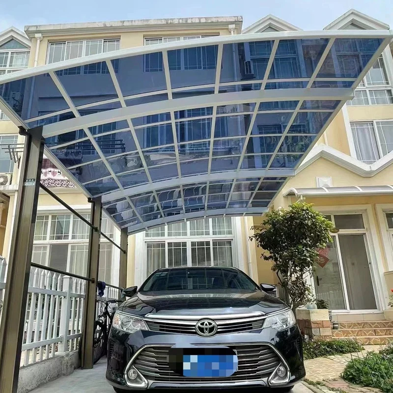Outdoor 2 Car Shed Aluminium Mobile Garage For Car Parking Carport