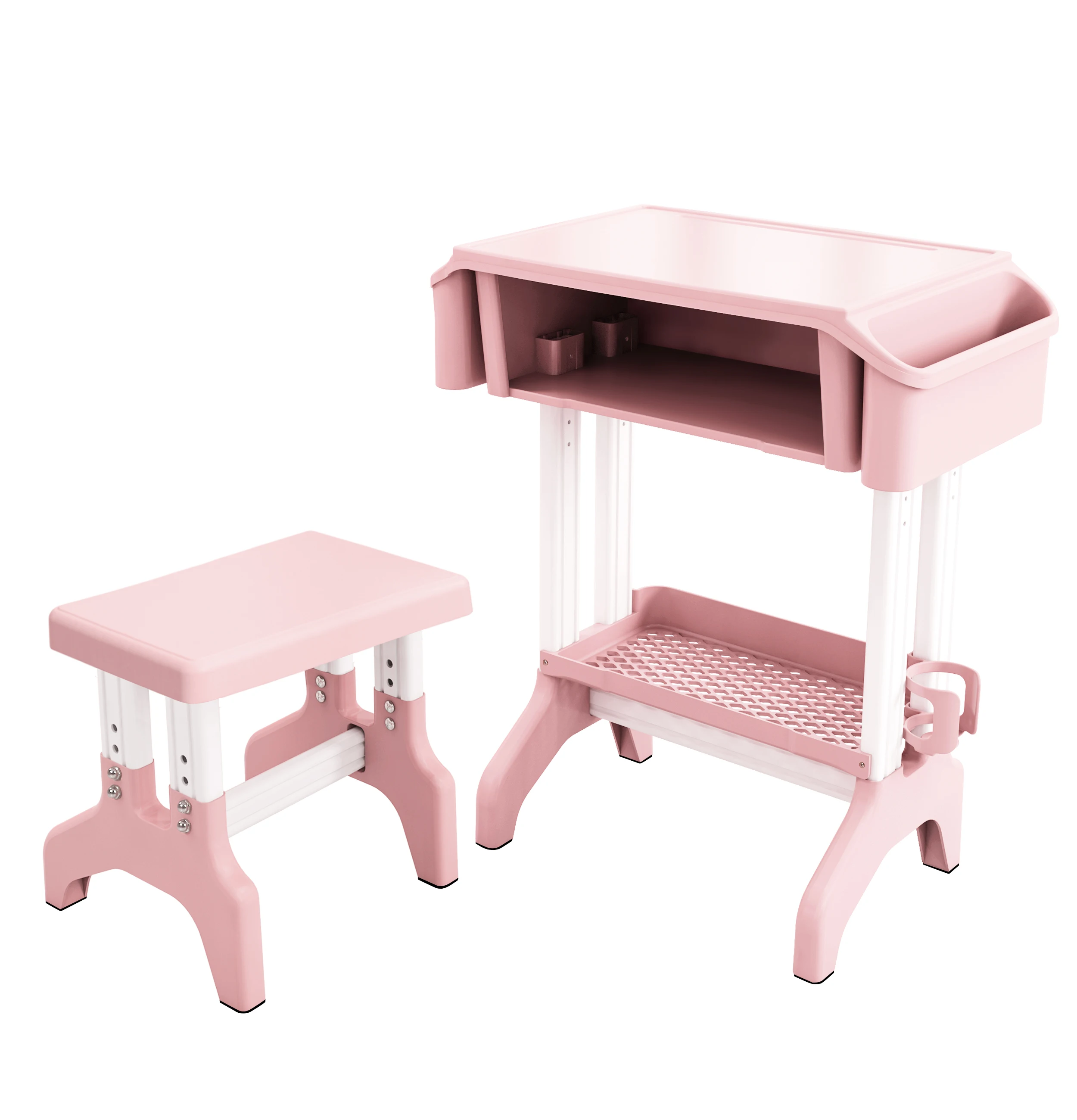 Дешевая цена экологическая ПП синяя школьная мебель в классе учебный стол и стул для студентов