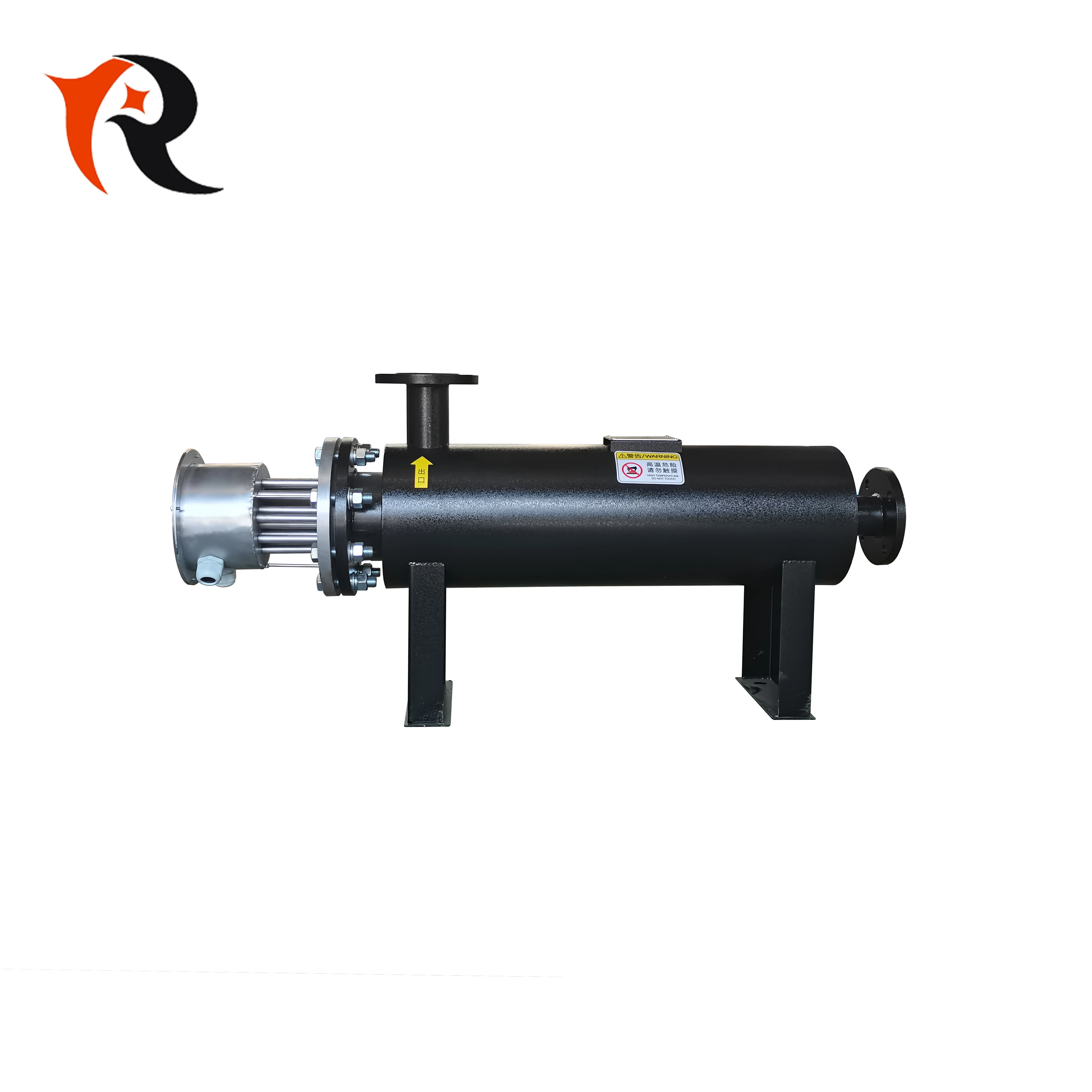 Electric air heater for assisted heating industrial pipeline heater for gas heating