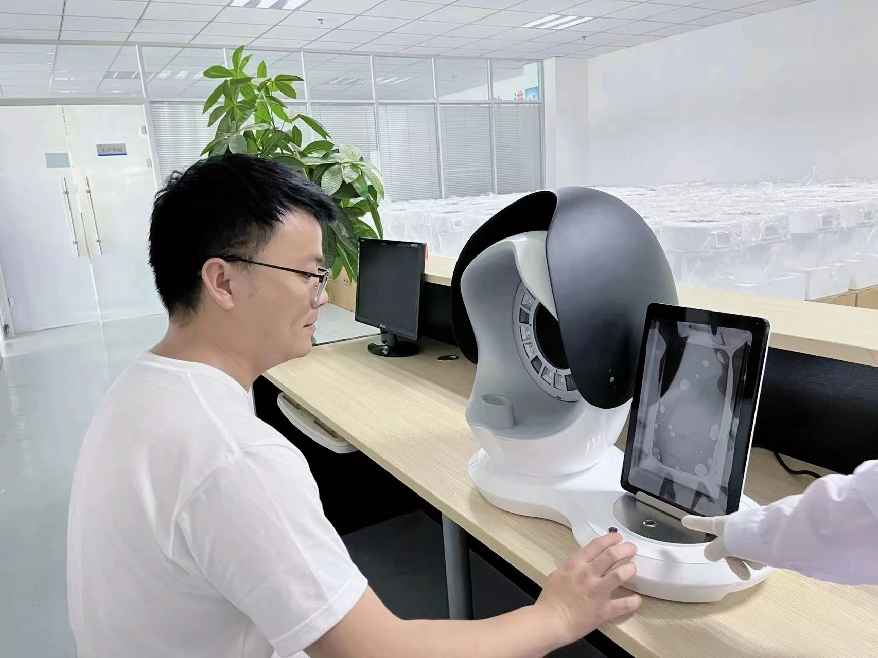 Профессиональный 3d Интеллектуальный диагностический прибор для диагностики кожи лица анализатор косметическое оборудование машина ухода за