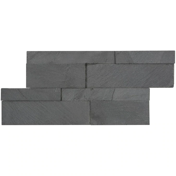 High quality outdoor wall decoration material Z-shaped natural slate linear stone appearance wall brick