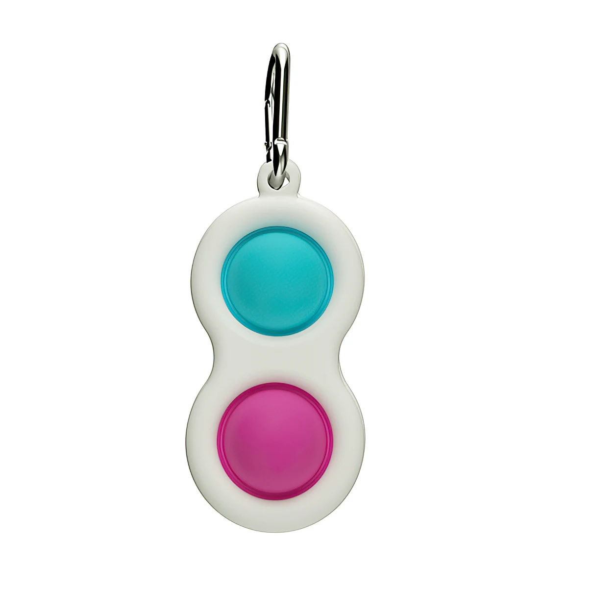 Push Pop Pop Bubble Silicone Toy Simple Fidget Toy Keychain Simple Sensory Fidget Toy for Kids Adults