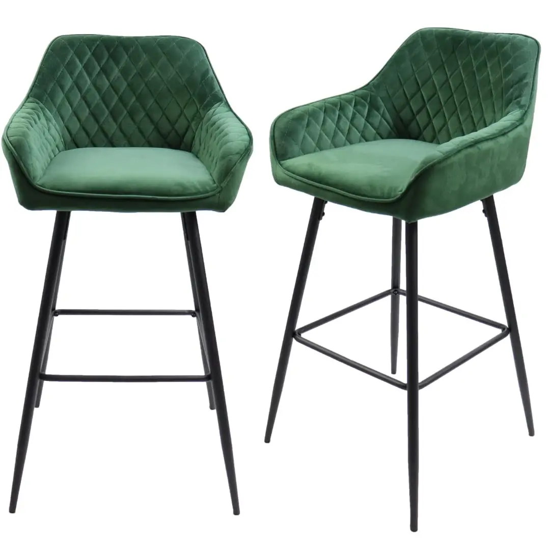 Metal Frame Copper Hight Metal Hotel Outdoor Pink And Gold Wire Tufted Textured Abstract Funny Aluminum Velvet Gray Bar Stools