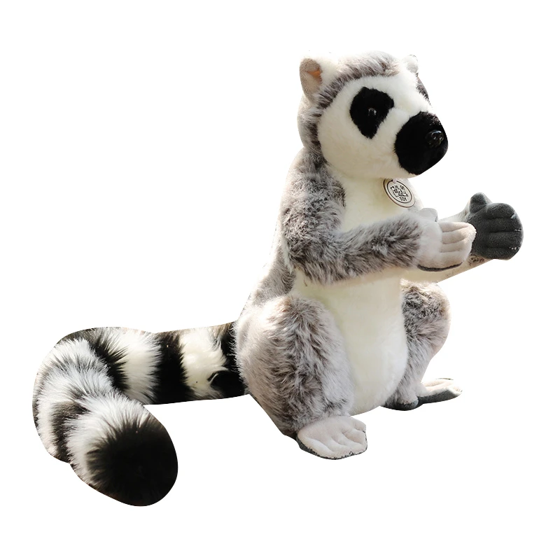 Custom Yangzhou Wholesale Grey Vivid Lemur Soft Toy Lemur Soft Toy For Kids Low Price
