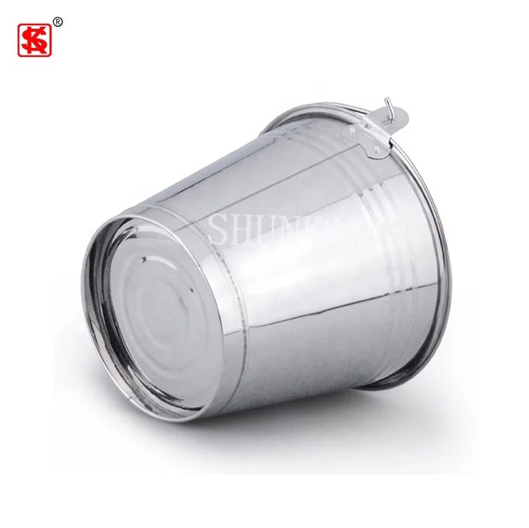 High quality cheap household stainless steel mop bucket water bucket with lid