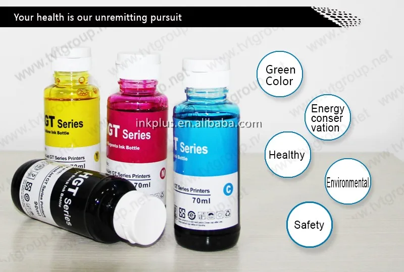 Trendvision Premium Ink GT51/52 Refill Dye Ink For HH GT5810/GT5820/GT5821/GT5822 InkTank 310-419