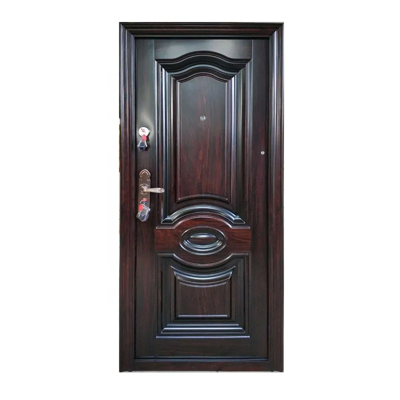Hot Sale High Quality Turkish Modern Main Front Entry Exterior Steel Doors Design Security Steel Door Gate Door