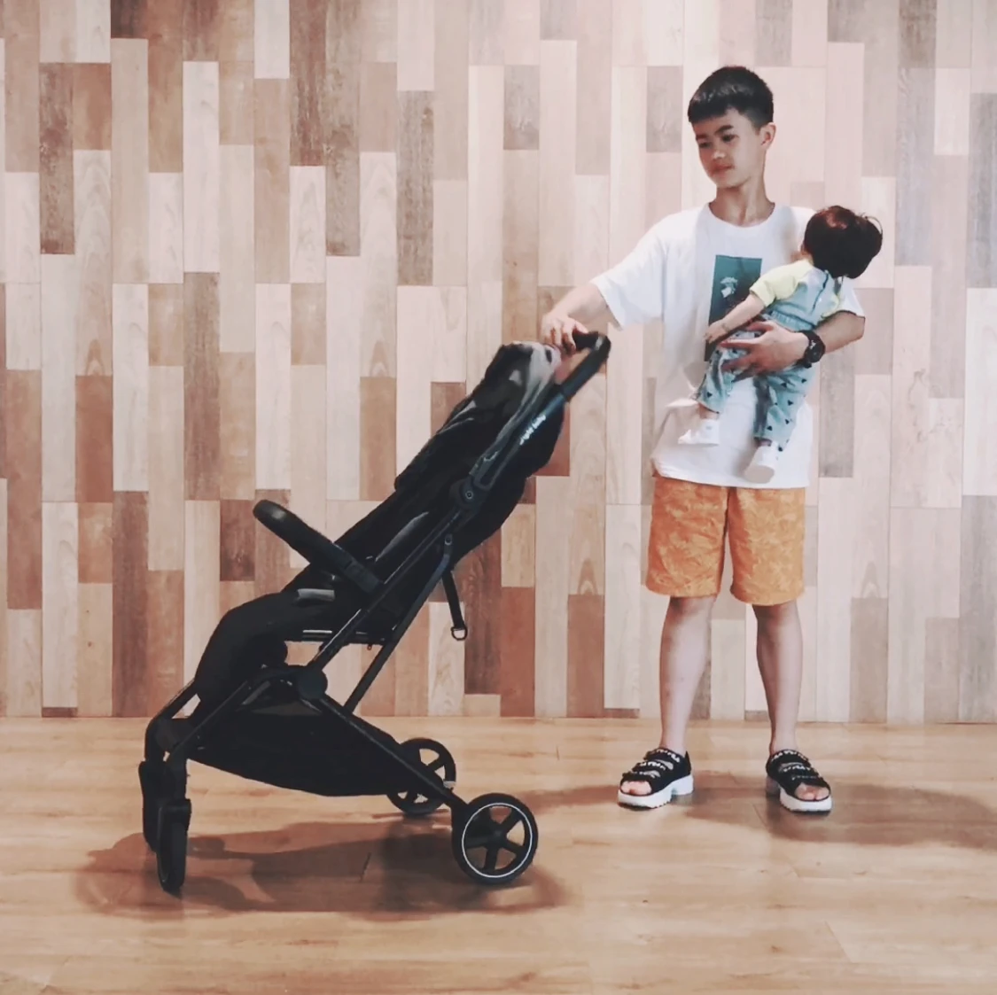 Brightbebe simple prams and stroller baby lightweight buggy strollers wholesale happy cochecito de bebe