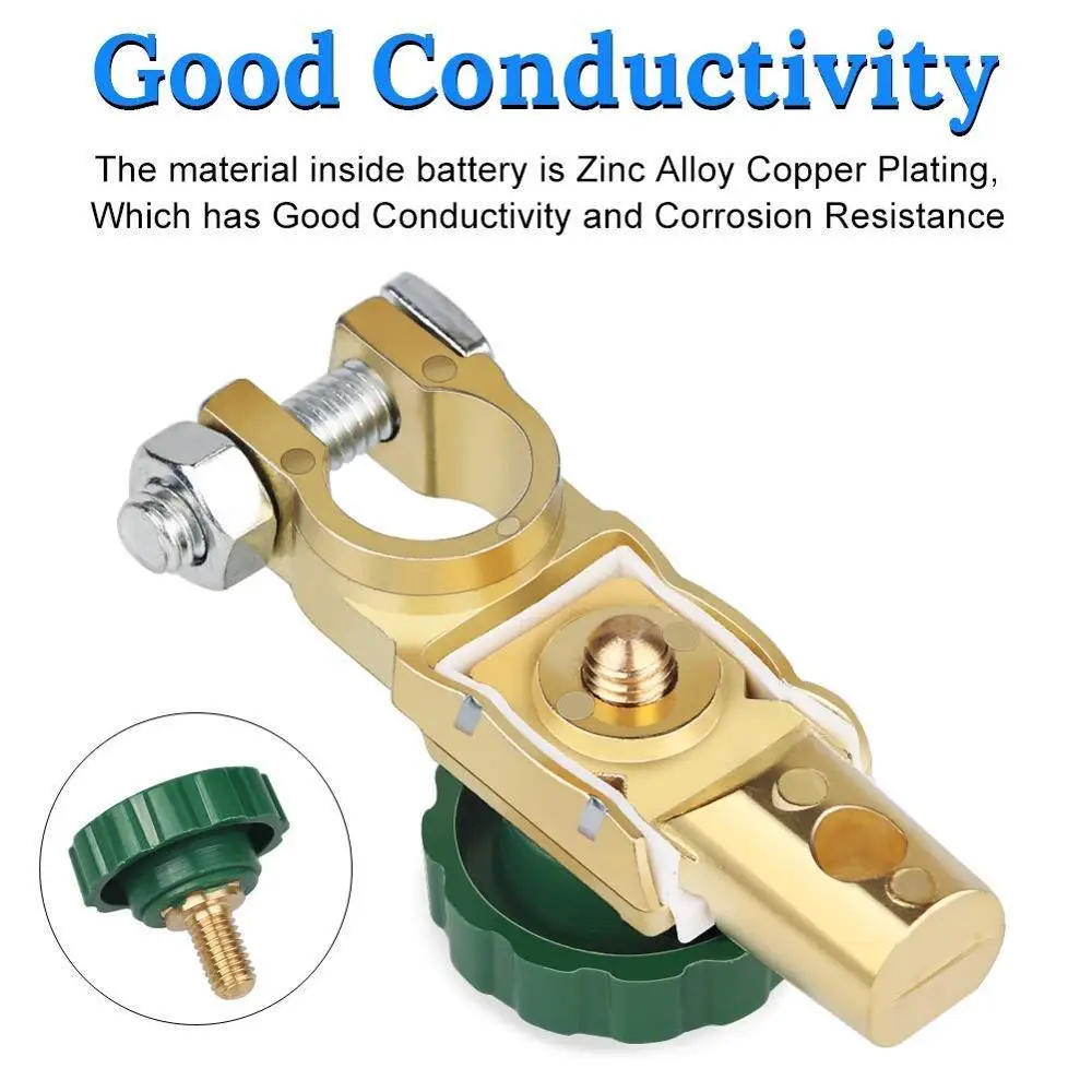 Верхняя контактная клемма главный отключающий переключатель для батареи отключение питания Отключение изоляции автомобильного аккумулятора