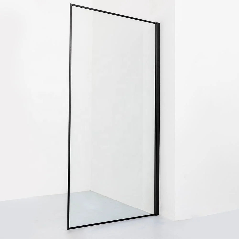 Frameless Bath Bathtub Fixed Shower Screen/Doors/Enclosures Toughened Glass with Radius Corners for Bathroom & Hotel Decoration