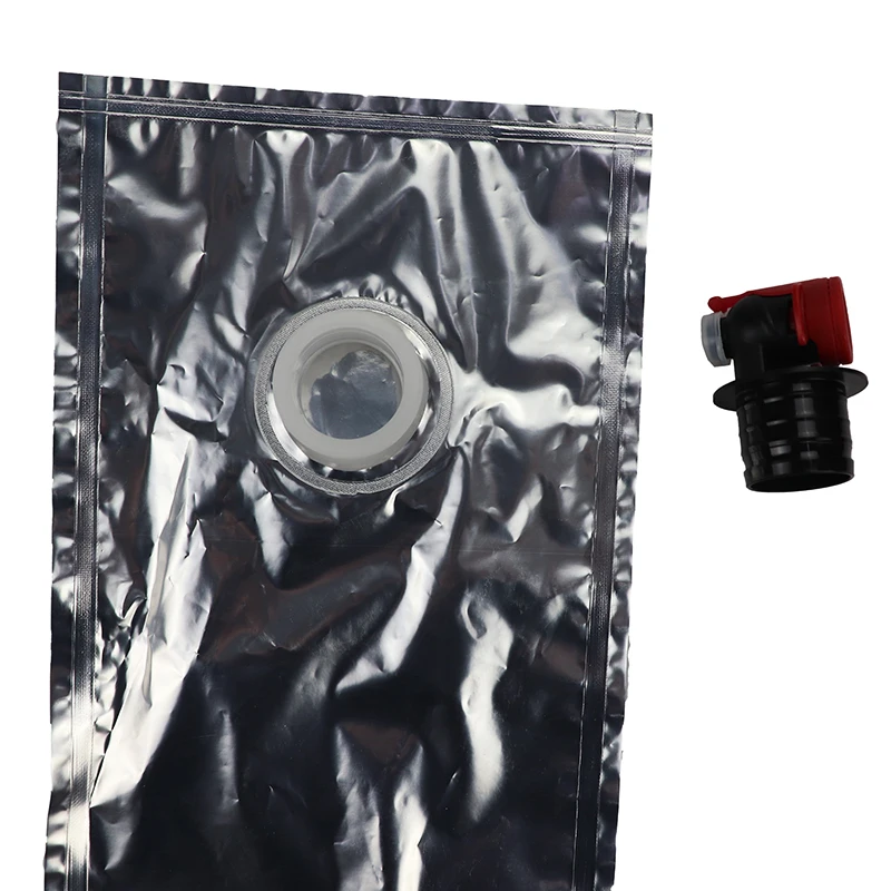 Aluminum Foil Red Wine Pack Plastic Food Bag In Box With Valve Liquor Pouch Bags Drinking Water Bladder Tank