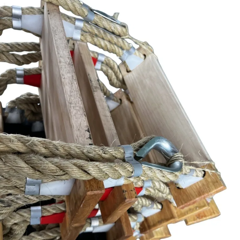 High Quality CCS Approved Marine Pilot Ladder Manila Rope Ladder SOLAS MED Ladder