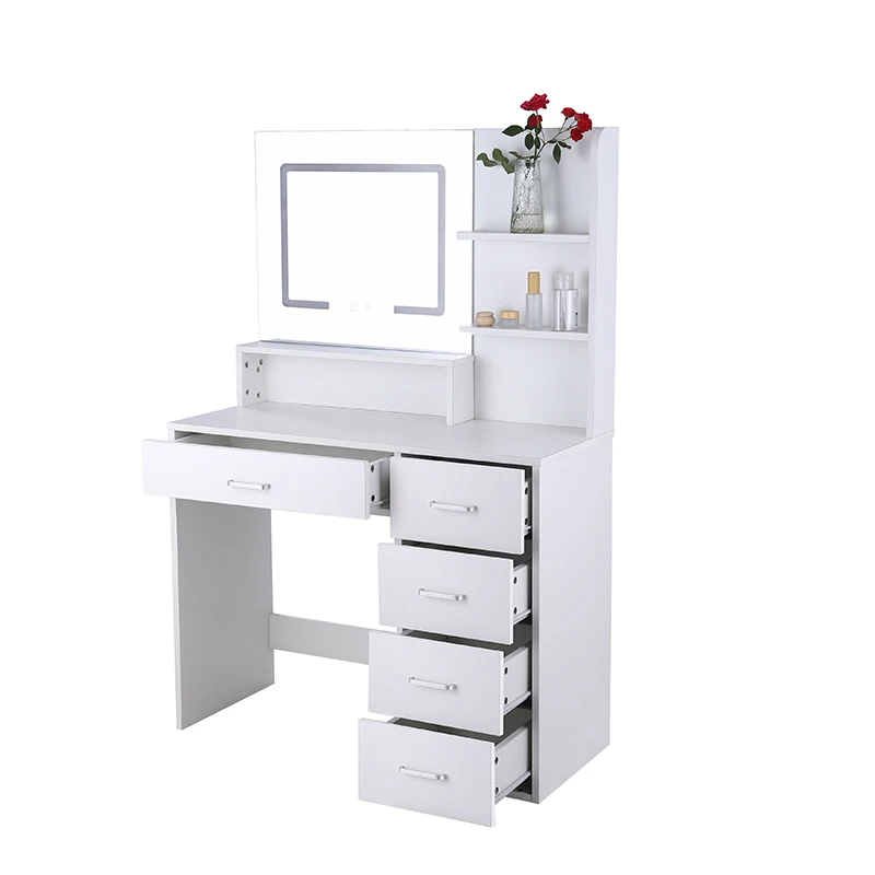 Professional Supplier White Mirror and Lights3 Lighting Modes  Makeup Vanity Desk, Dressing table ,for Bedroom