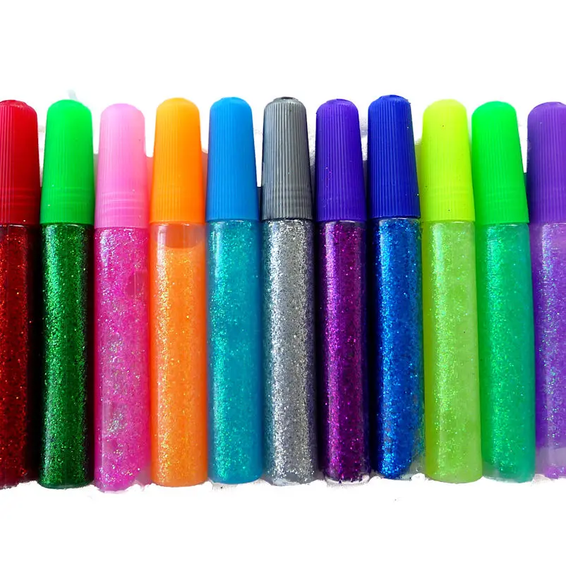 Best Selling Wholesale Cheap Portable various glitter glue set
