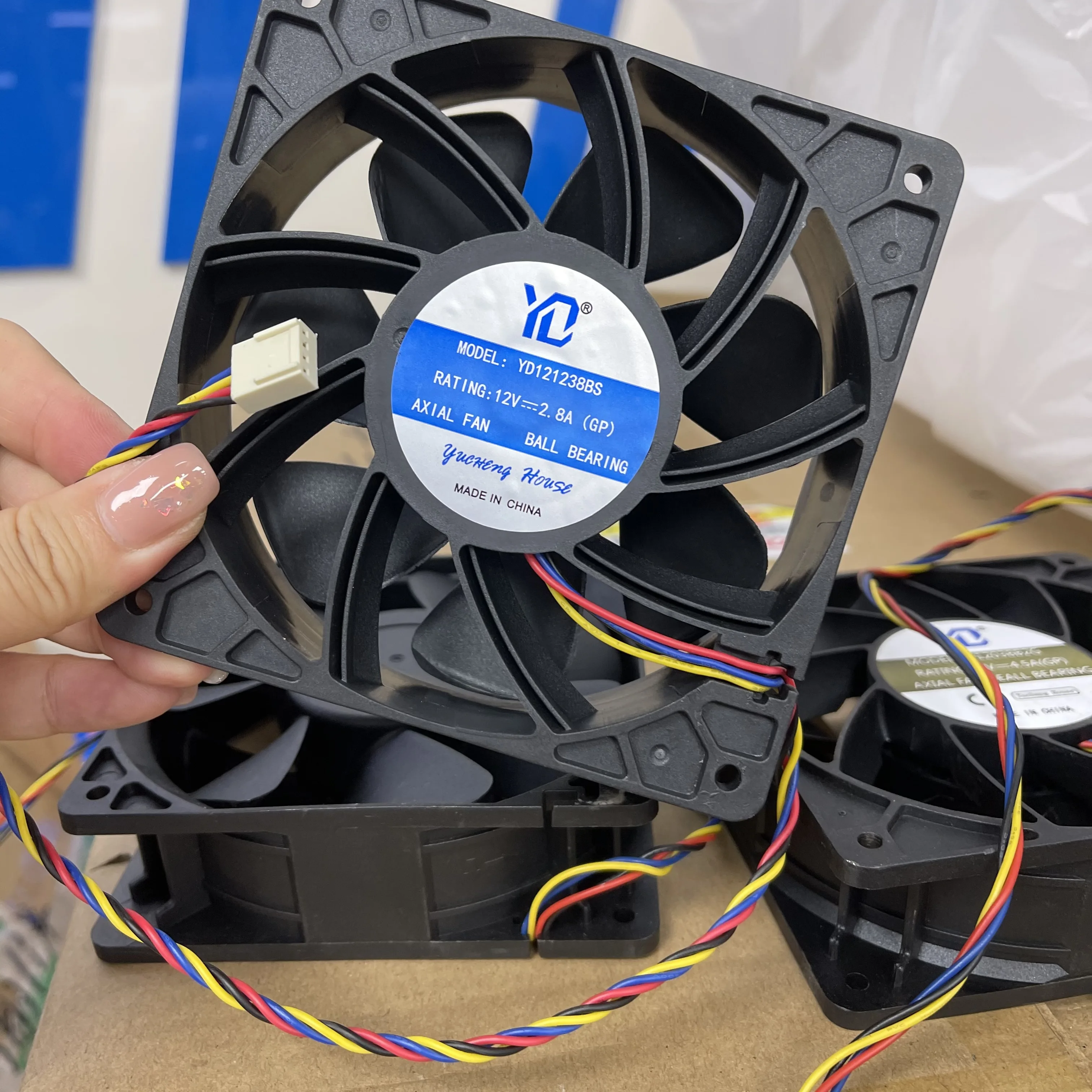  12038 4 линии 4-контактный интерфейс кулеры универсальные 7500 об/мин L3 Antminer