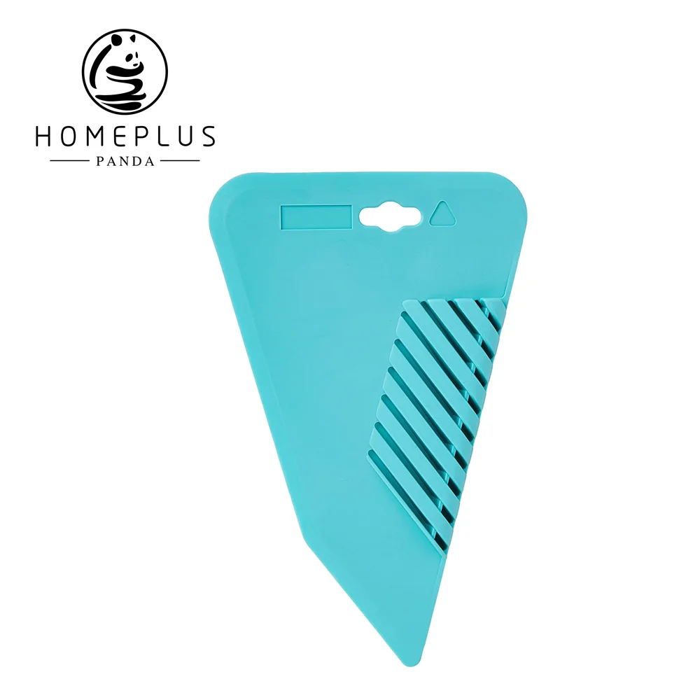 easy using plastic high quality blue decorated rubber wallpaper smoother tool