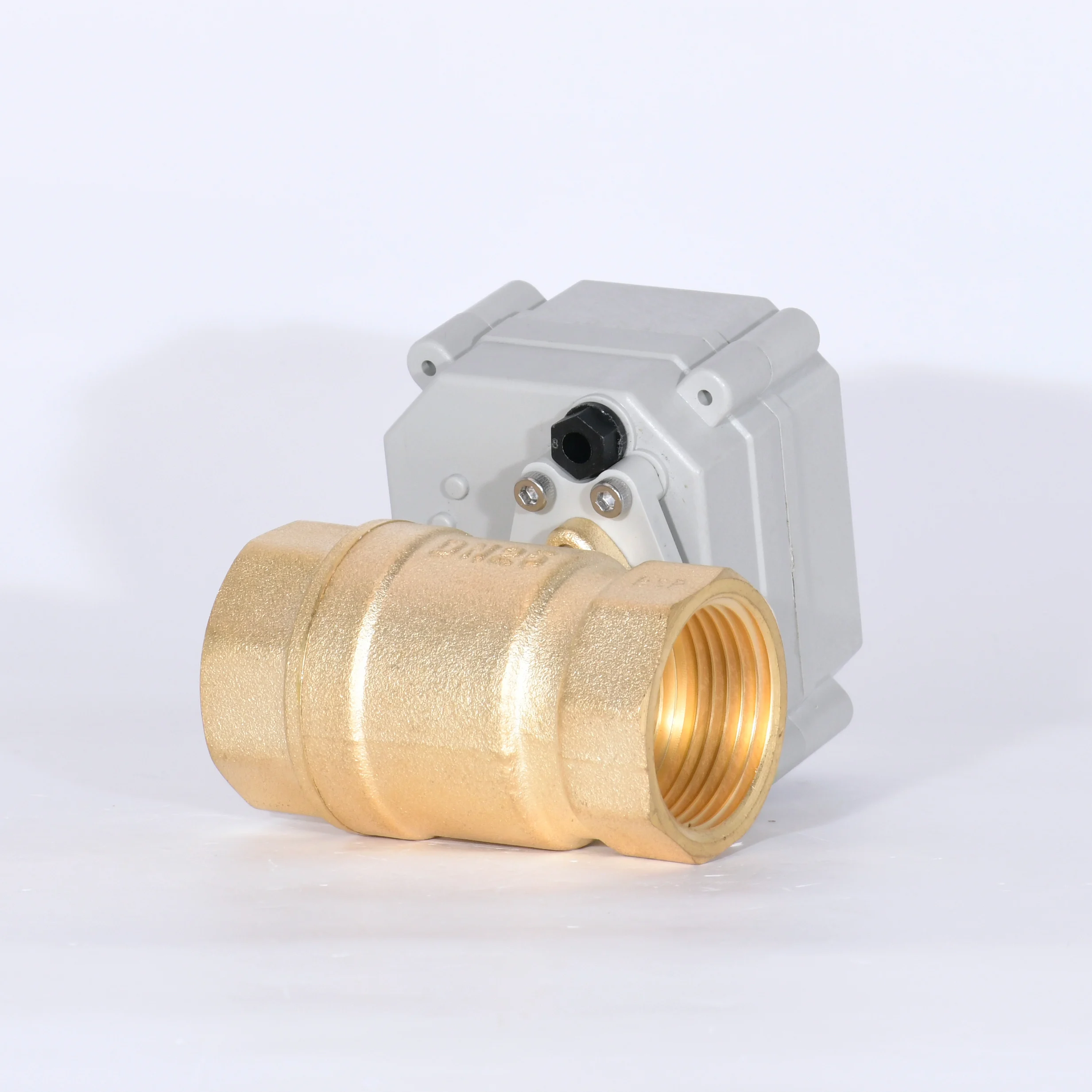 CWX-15N stainless steel brass BSP NPT motorized flow control valve 12V electric actuator ball valve 12v 24v 110v 220v