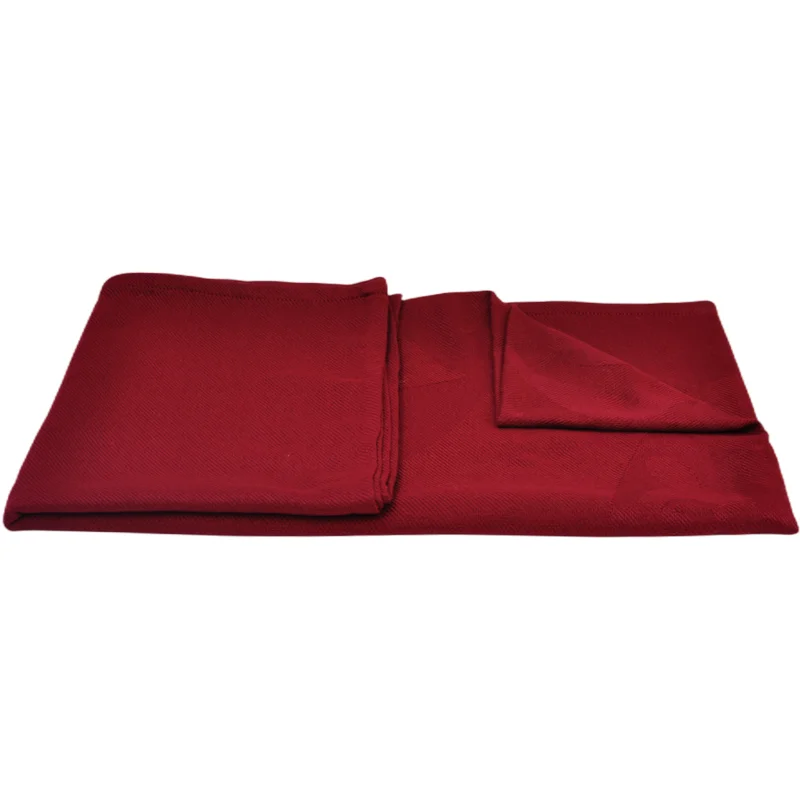 BLUE PHOENIX  plane blanket 100% modacrylic jacquard hem custom flame retardant cheap wholesale for airplane